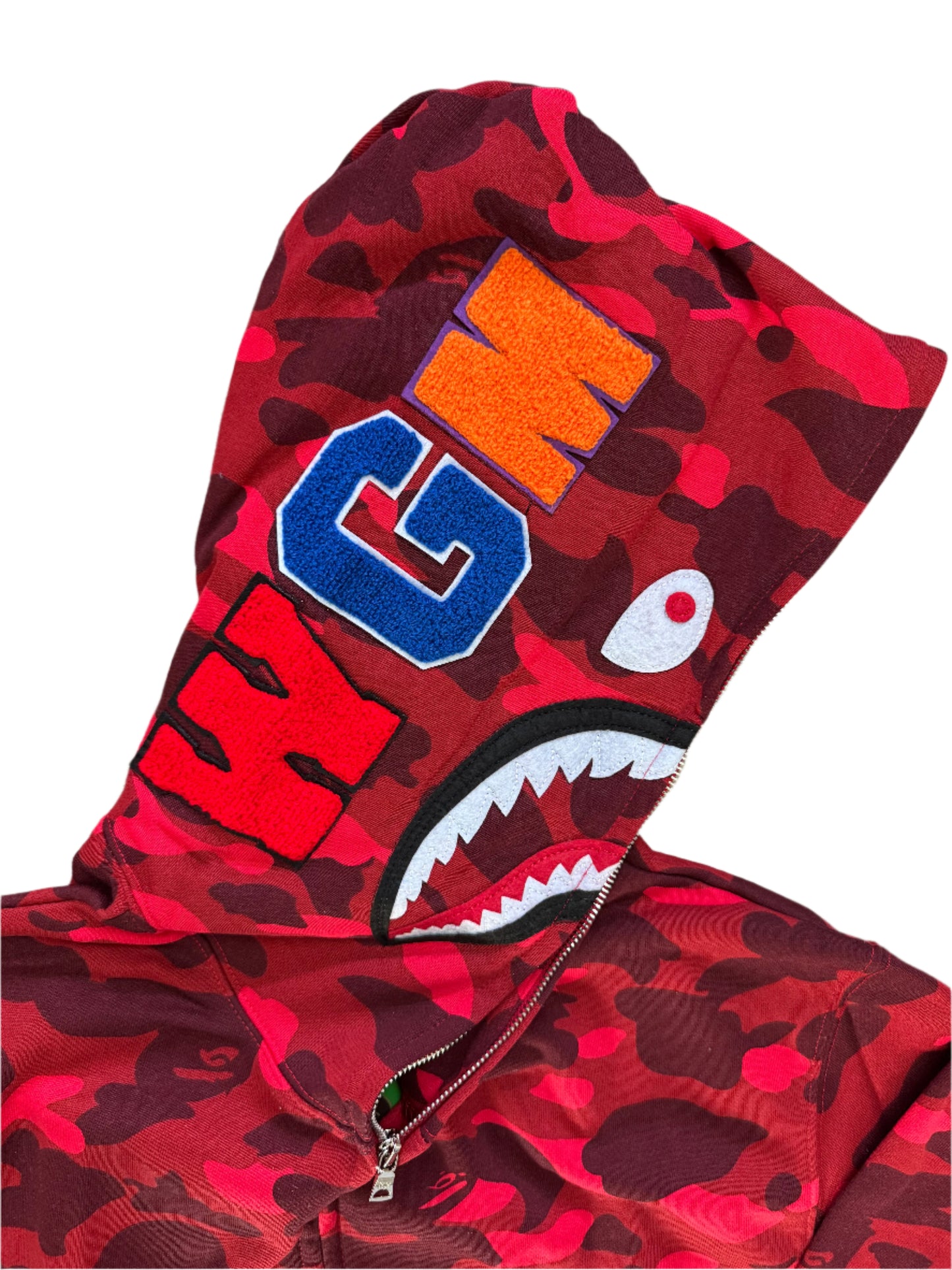 BAPE Color Camo Shark Full Zip Hoodie