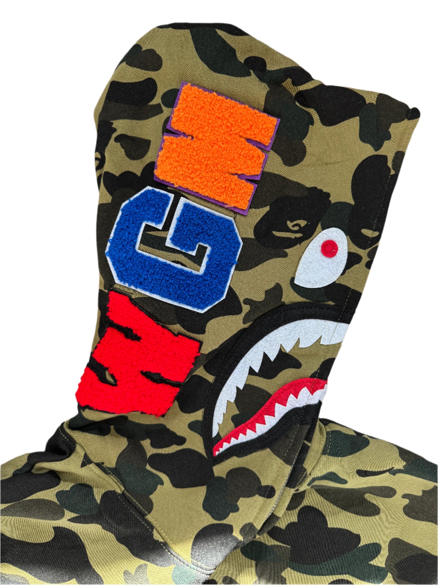 BAPE Color Camo Shark Full Zip Hoodie