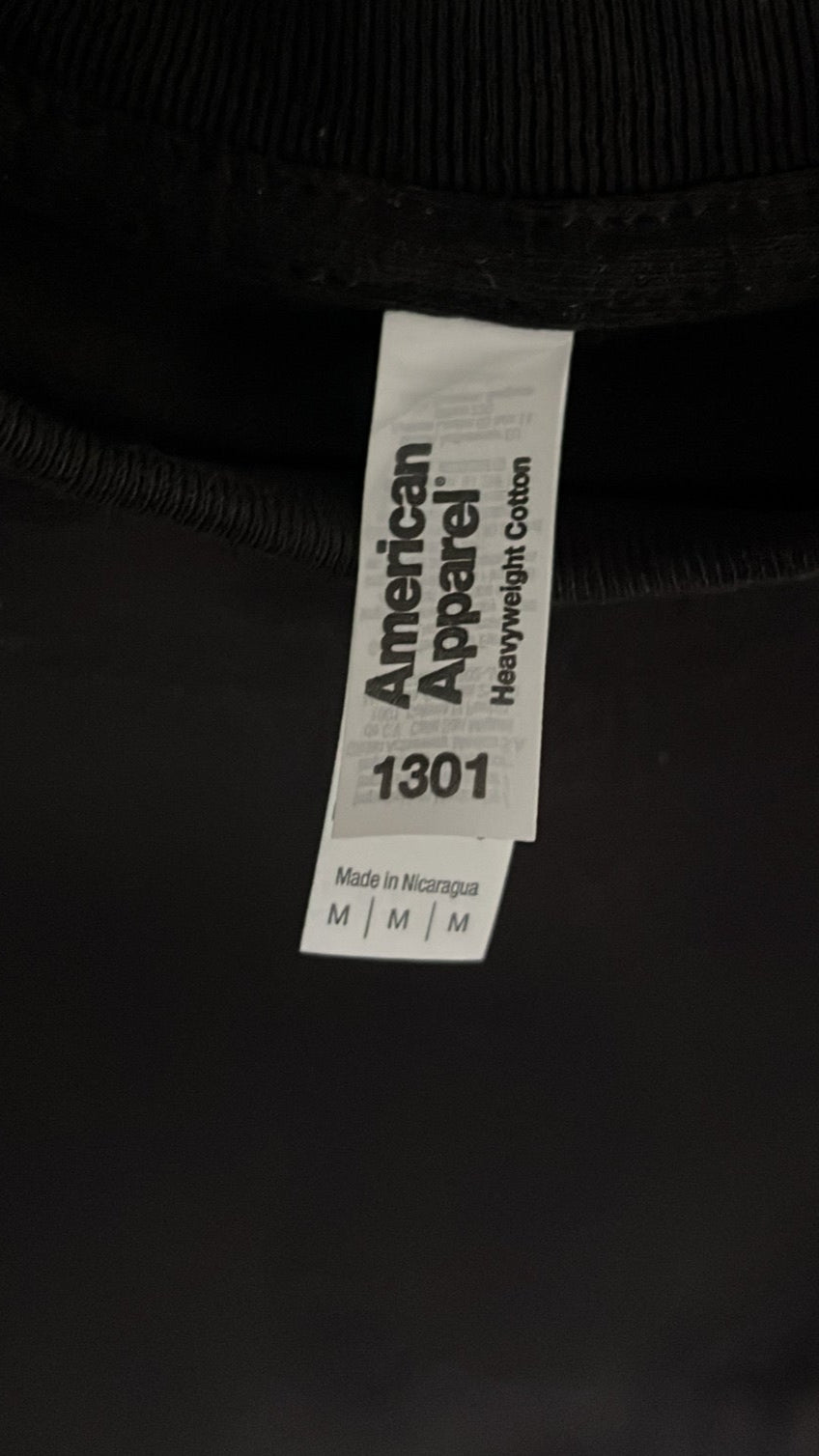 American Apparel 1301 Tee