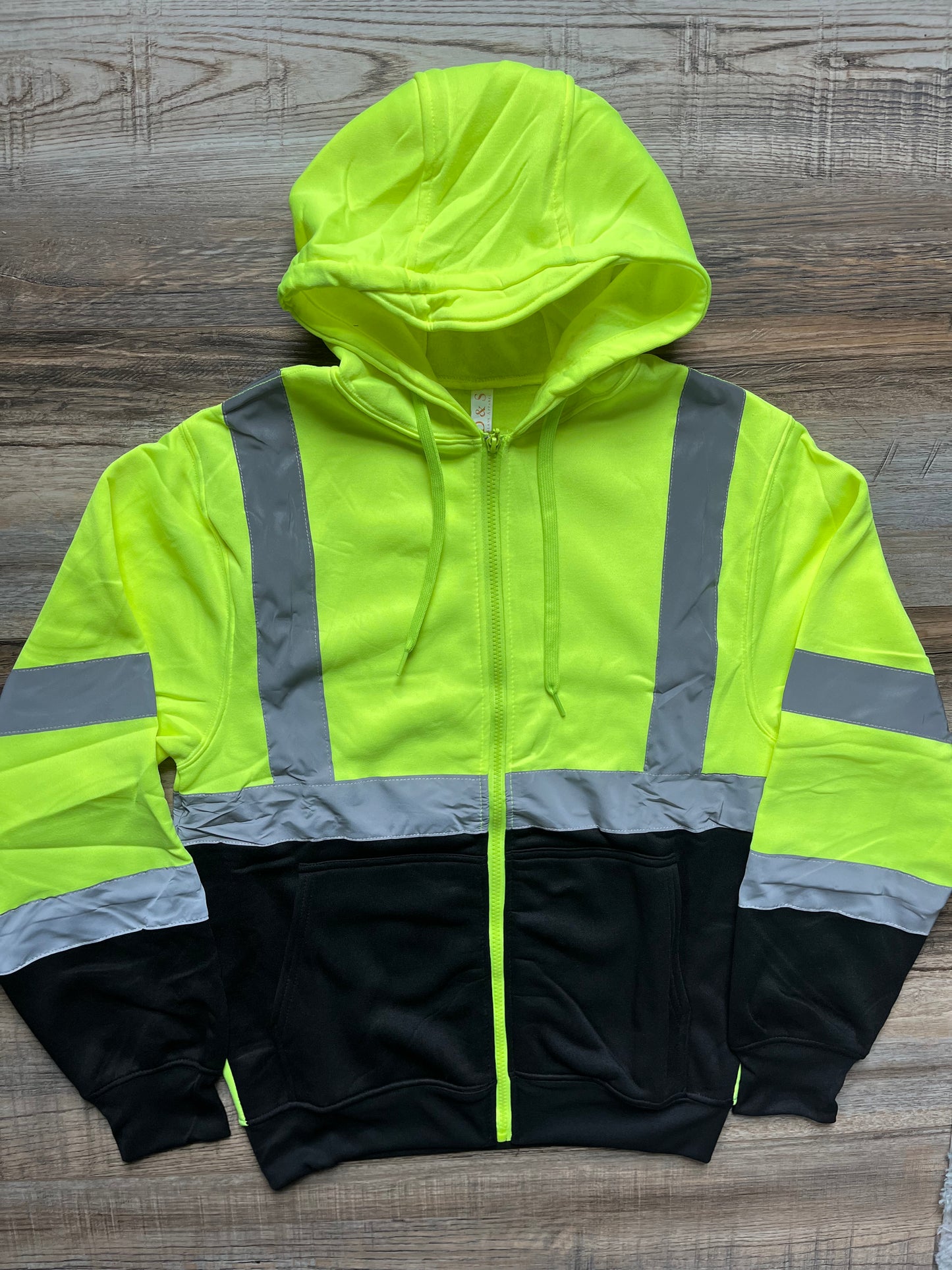 Zip Up Hoodie with Reflectors