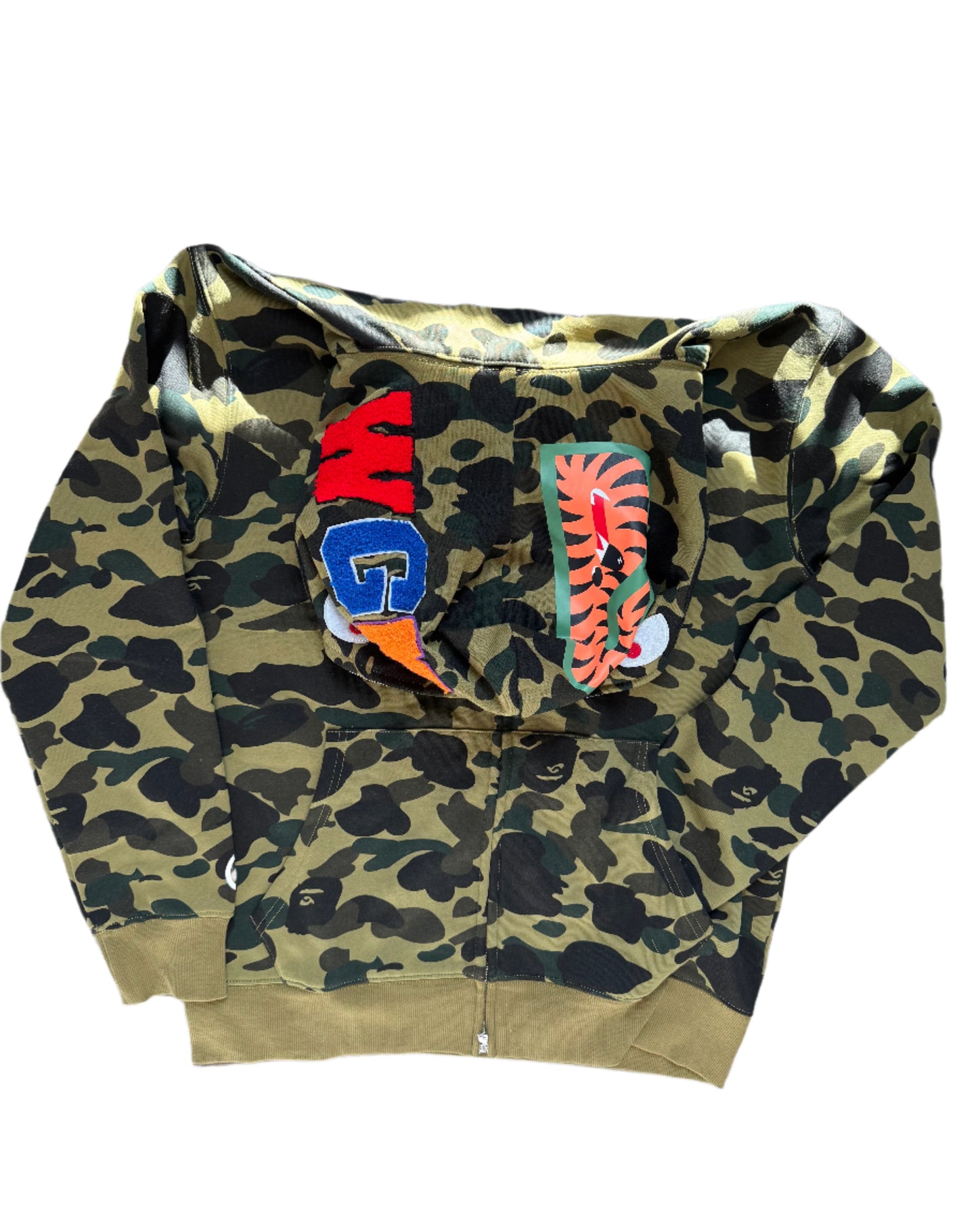 BAPE Color Camo Shark Full Zip Hoodie