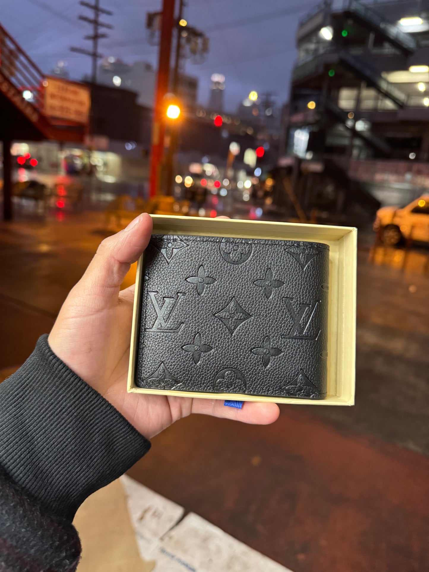 LV Black Wallet