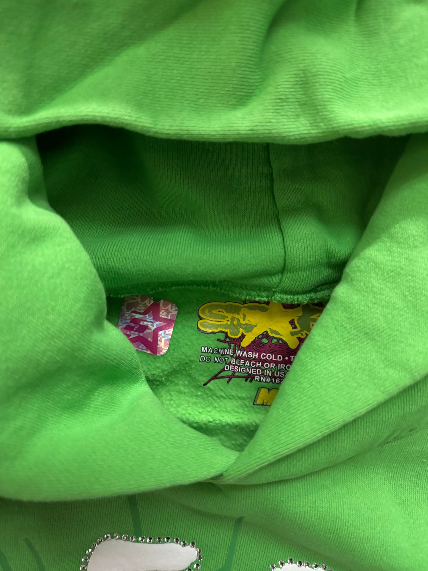 Kelly Green Sp5der Hoodie