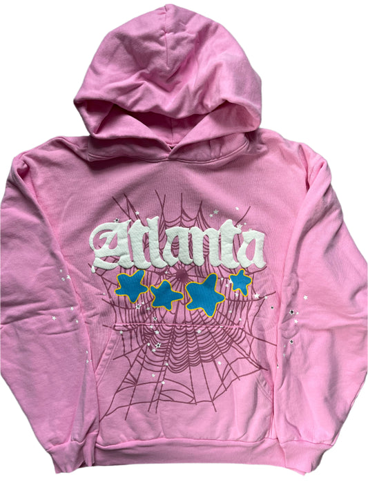 Light Pink Sp5der Hoodie