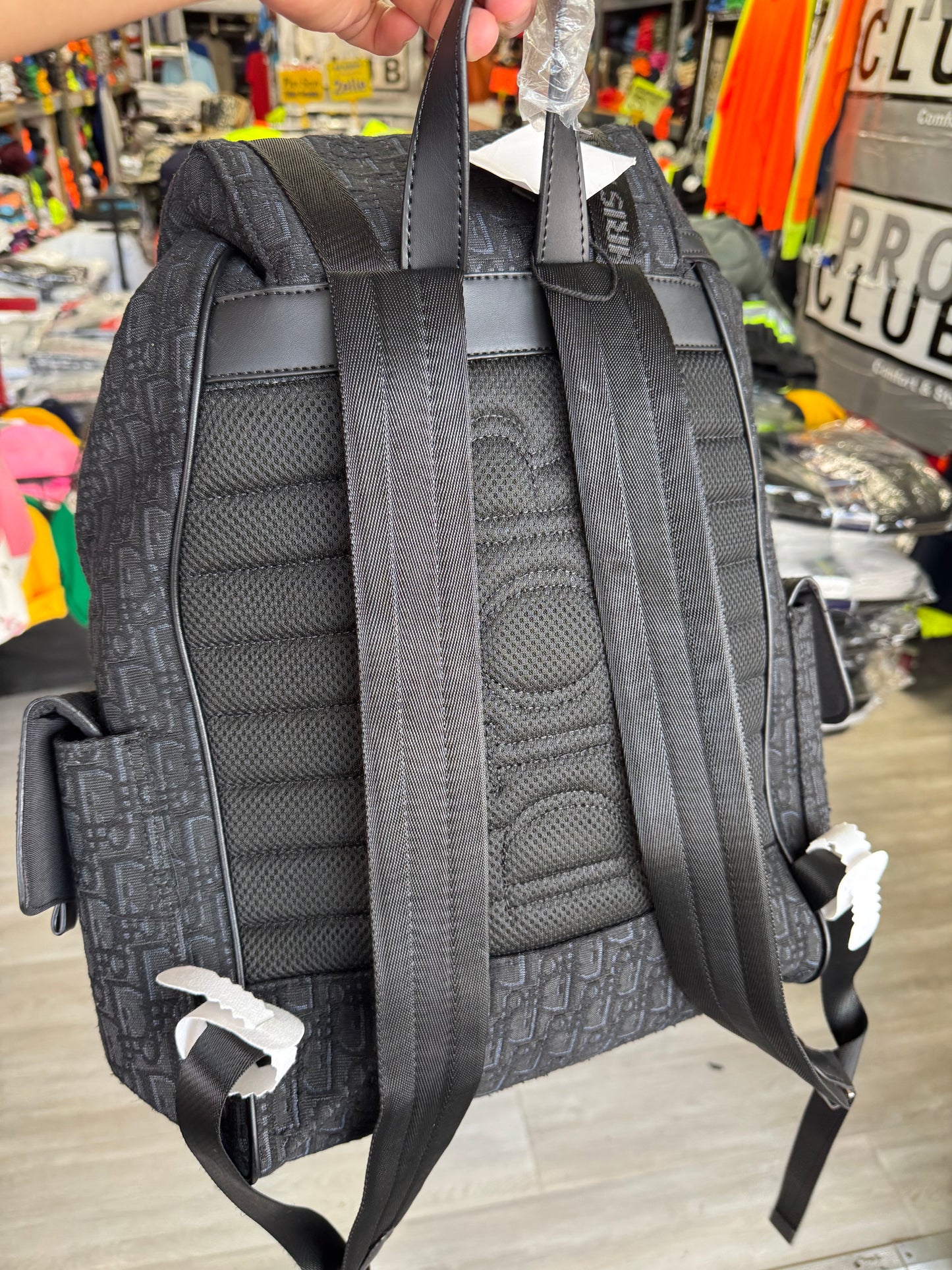 Black Dior Backpack