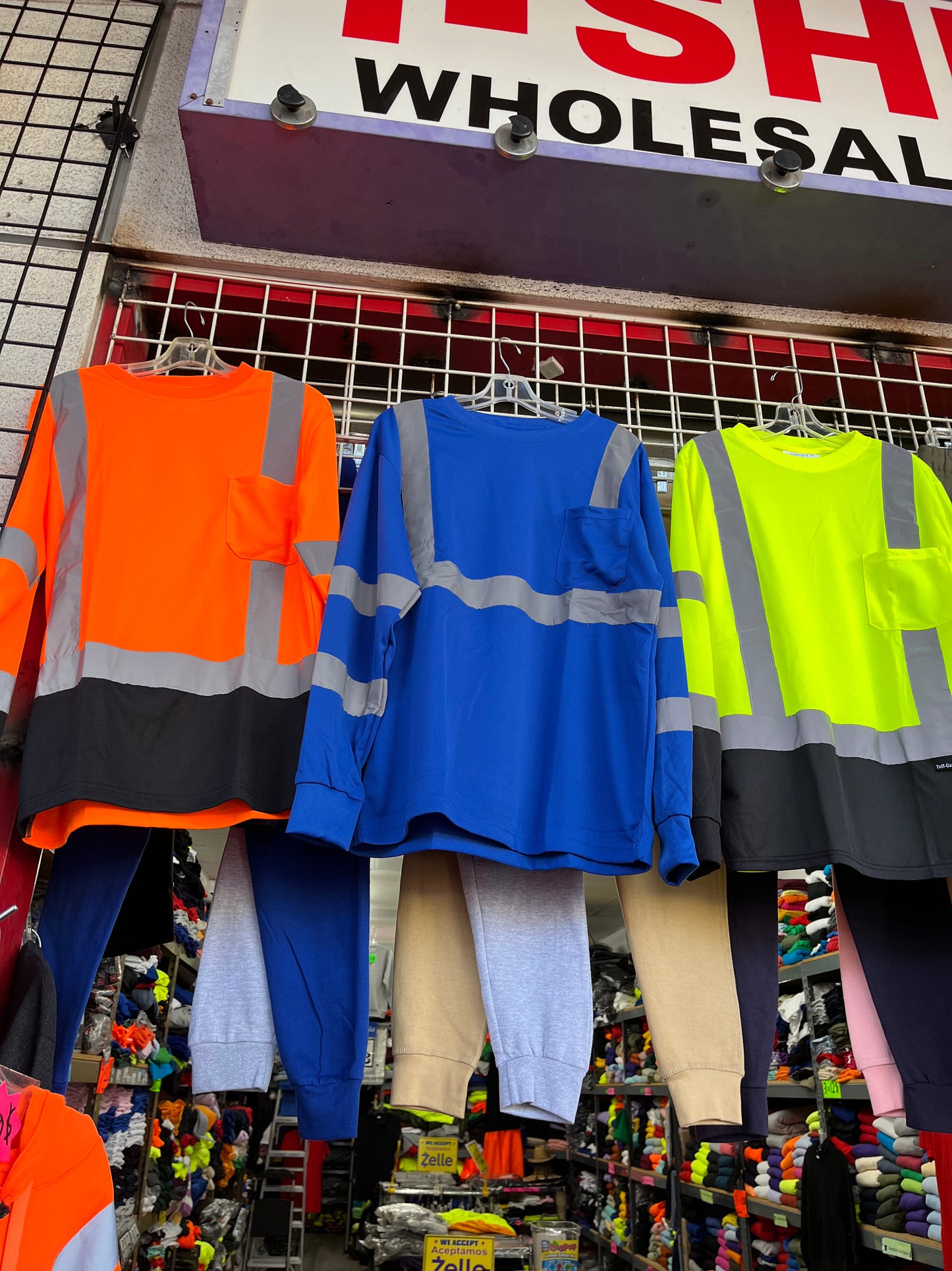 Longsleeve Tee Shirt with Reflectors