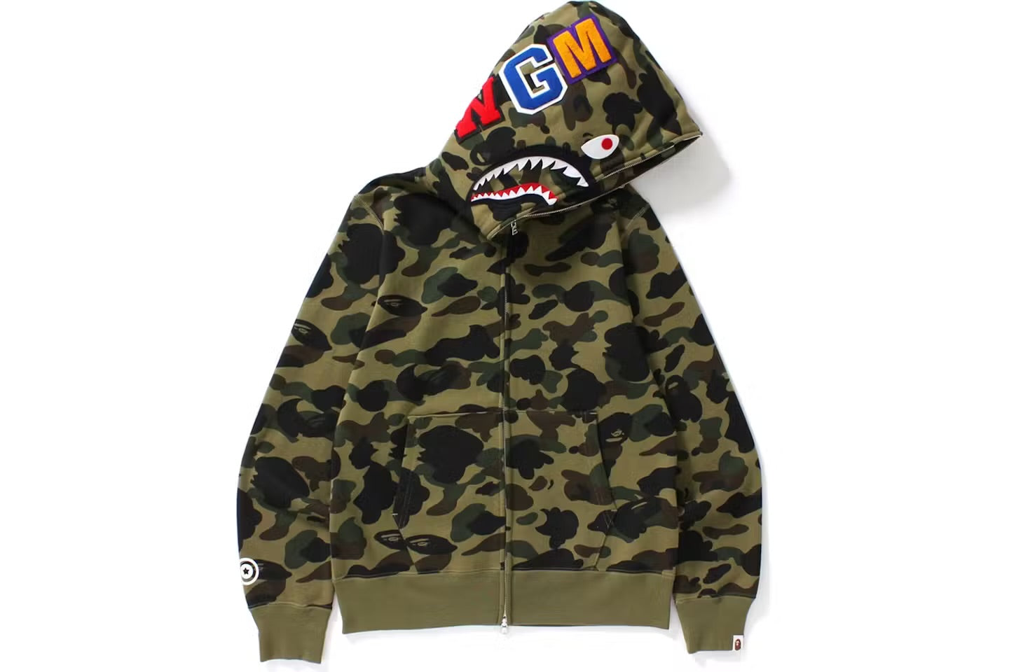 BAPE Color Camo Shark Full Zip Hoodie