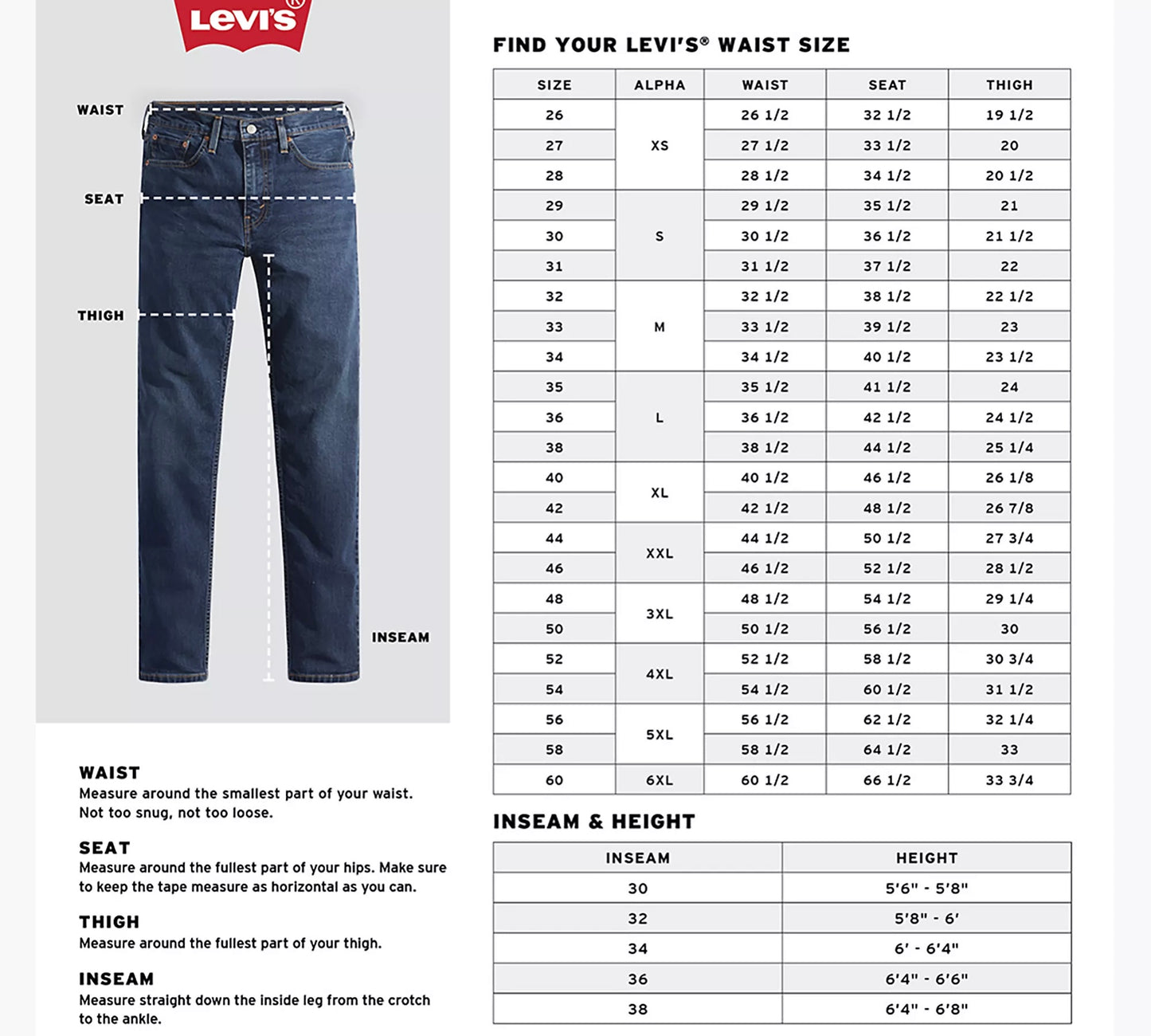 Levis 501 Jean