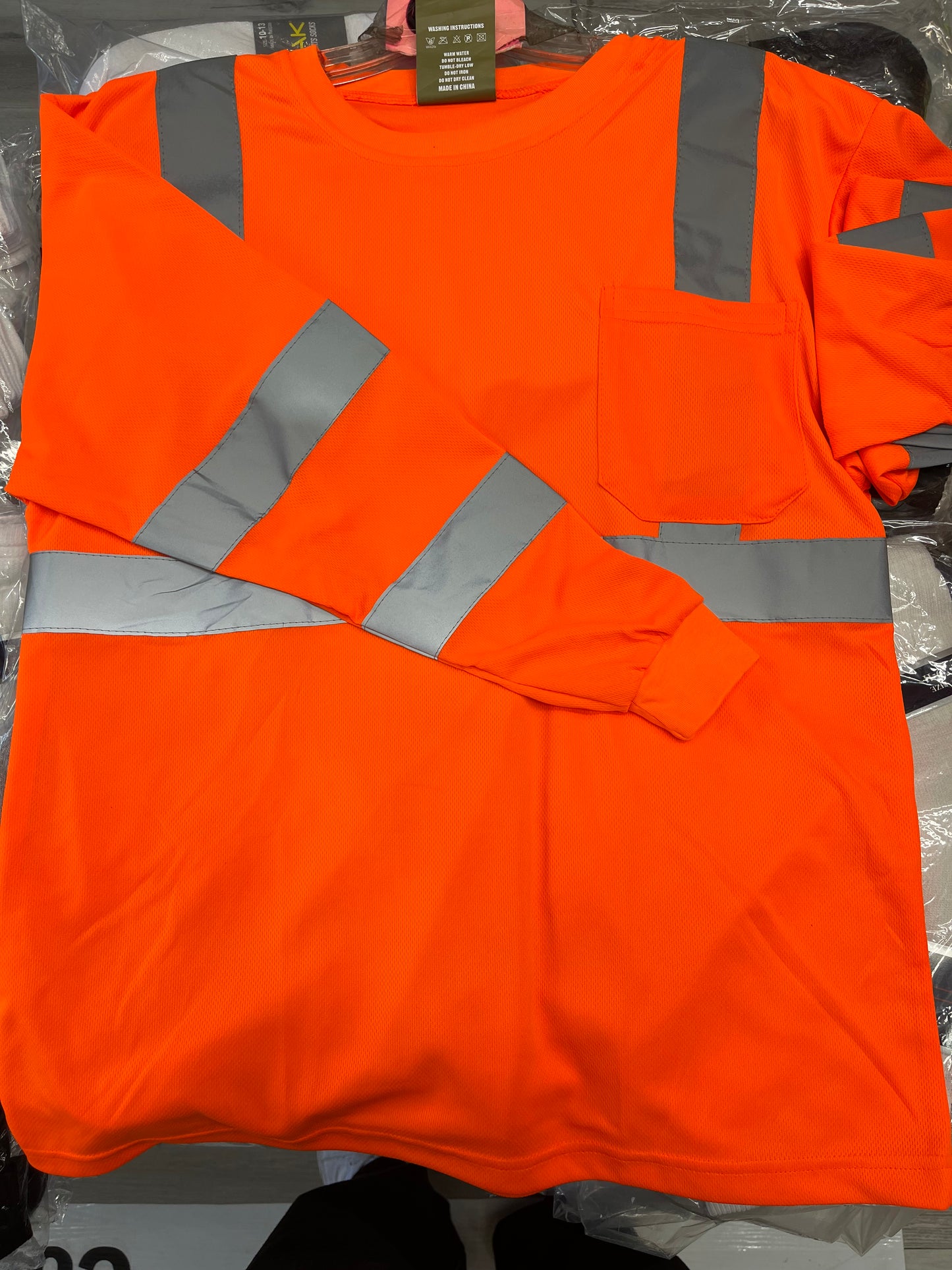 Longsleeve Tee Shirt with Reflectors