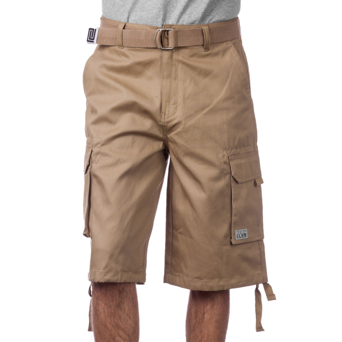 Pro Club Twill Cargo Shorts (comes with belt)