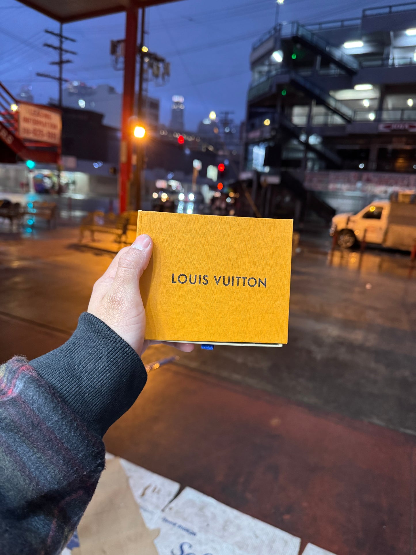 LV Black Wallet