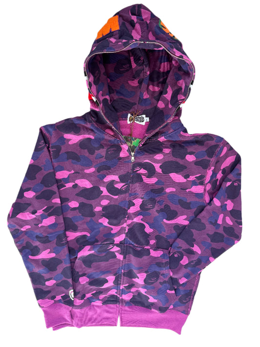 BAPE Color Camo Shark Full Zip Hoodie
