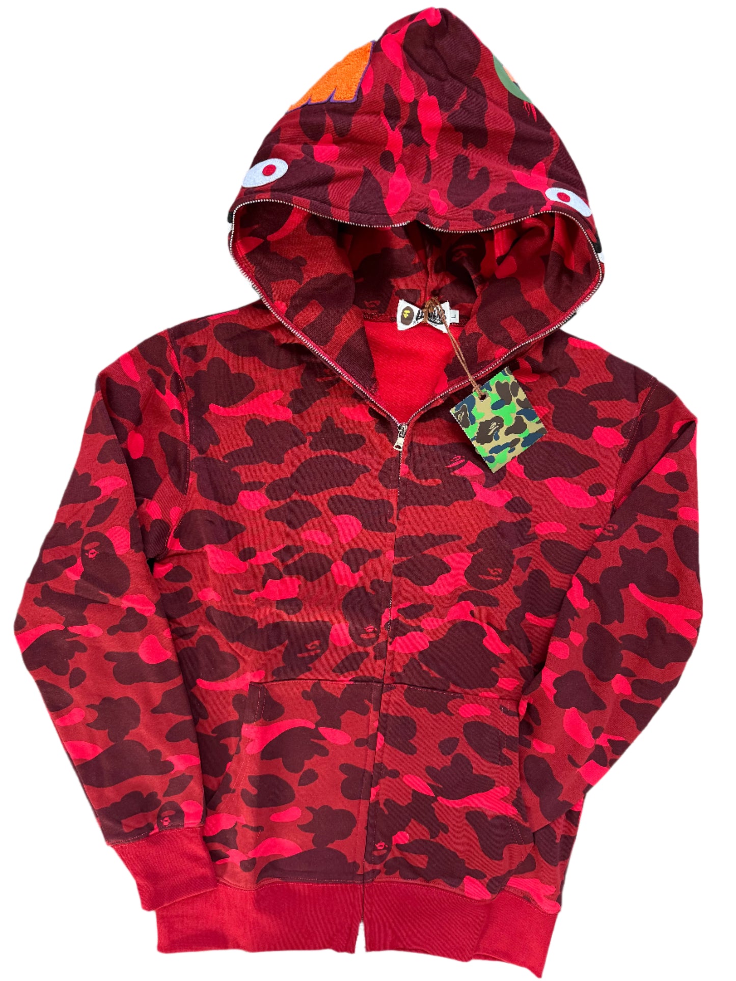 BAPE Color Camo Shark Full Zip Hoodie