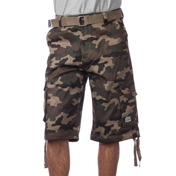 Pro Club Twill Cargo Shorts (comes with belt)