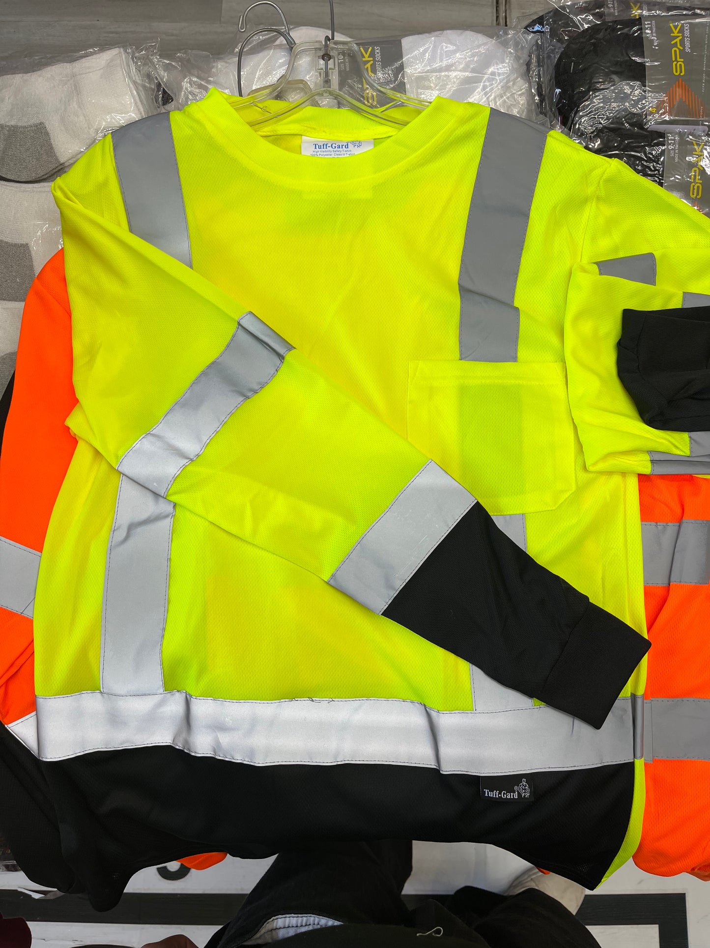 Longsleeve Tee Shirt with Reflectors