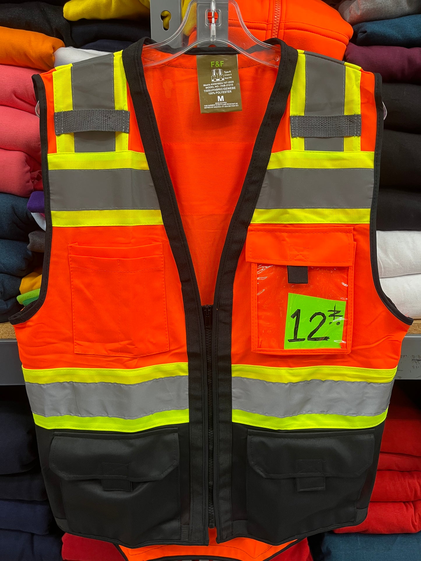 Work Vests with Black