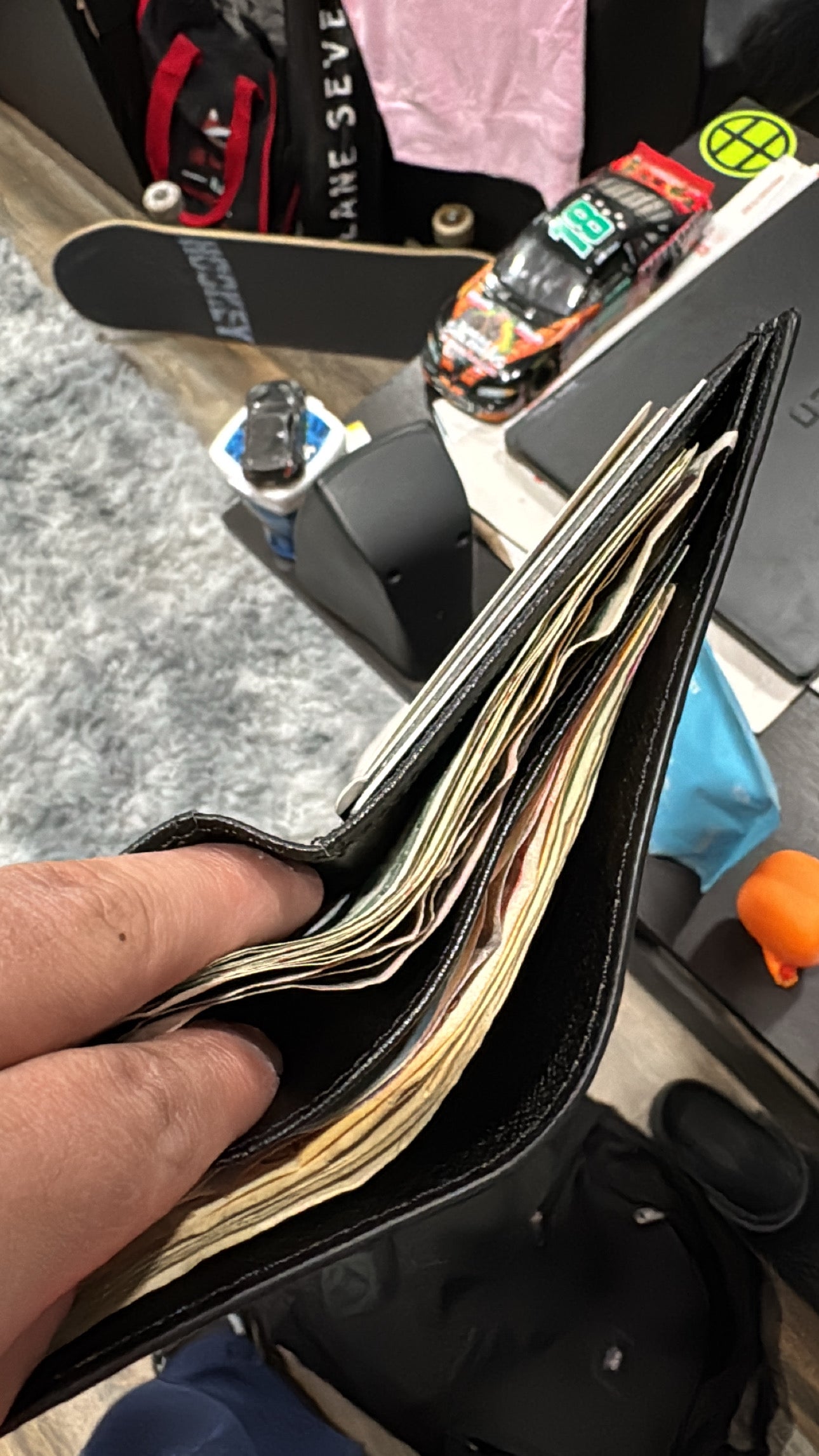 LV Black Wallet