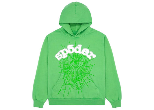 Kelly Green Sp5der Hoodie