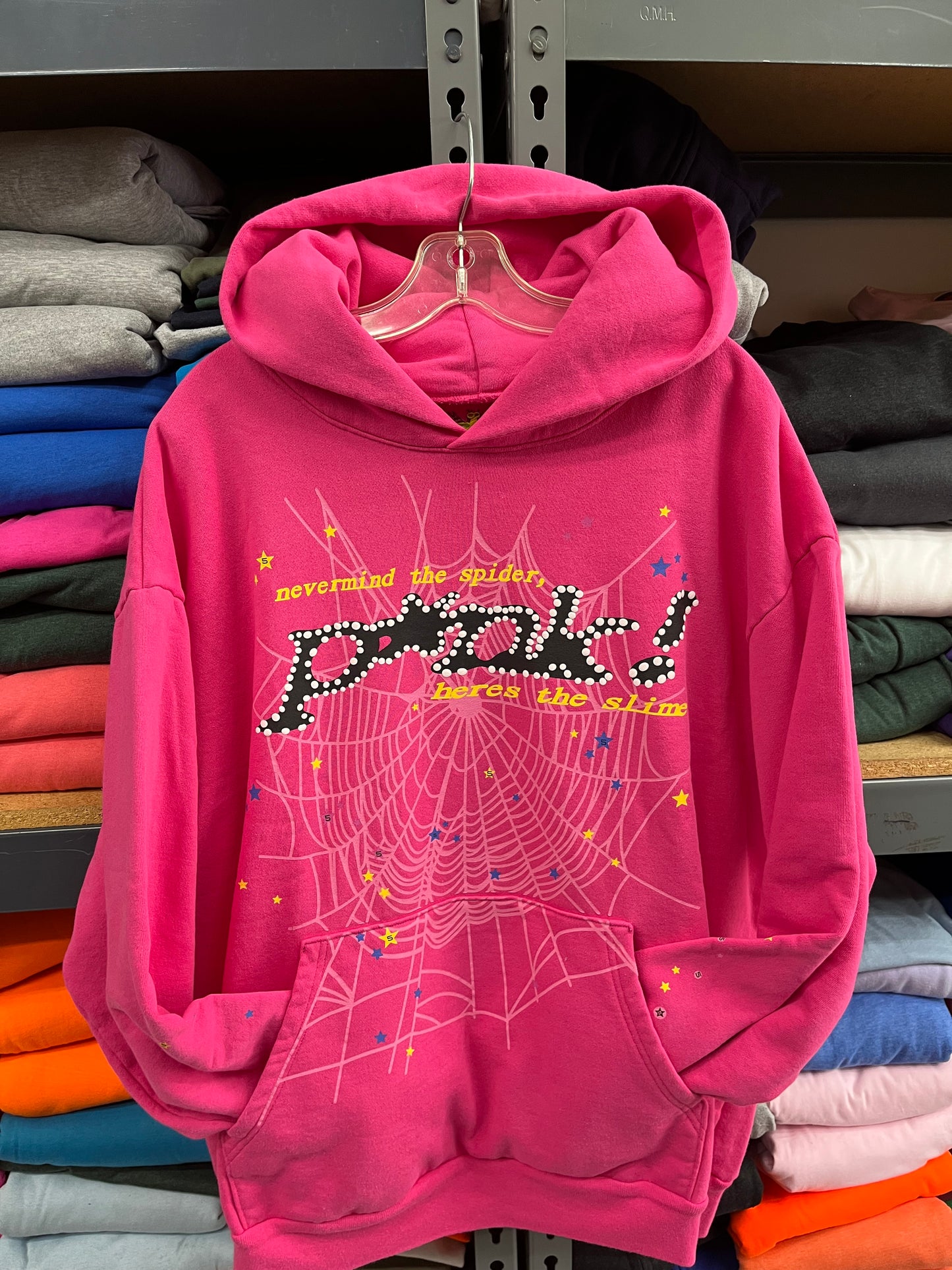 Pink Punk v2 Sp5der Hoodie