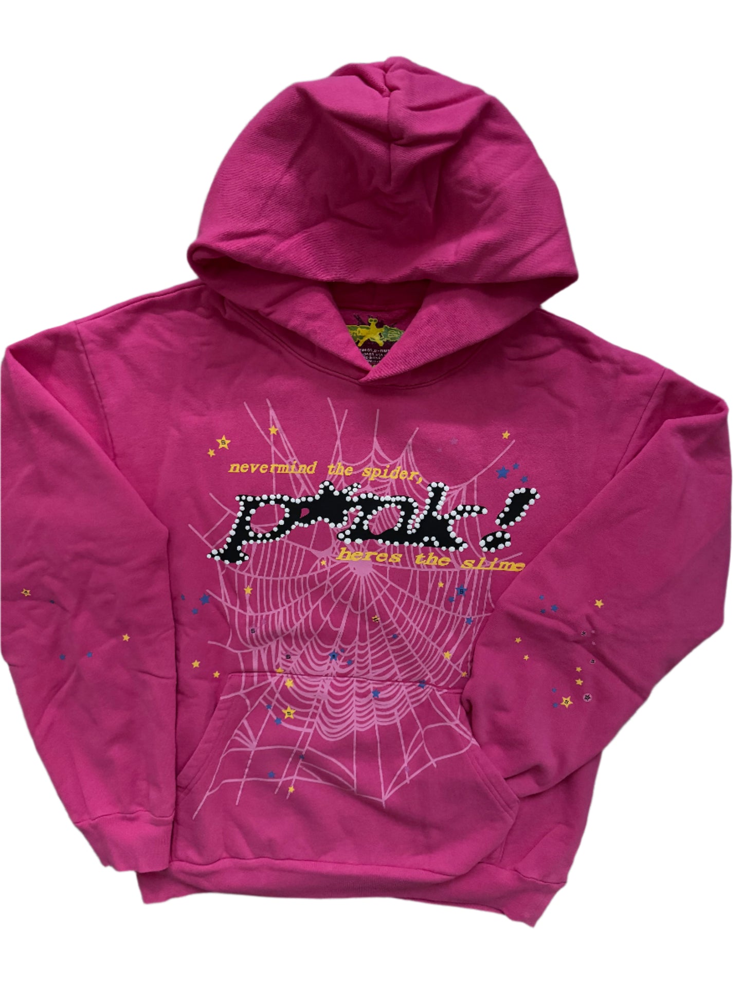 Hot Pink Sp5der Hoodie