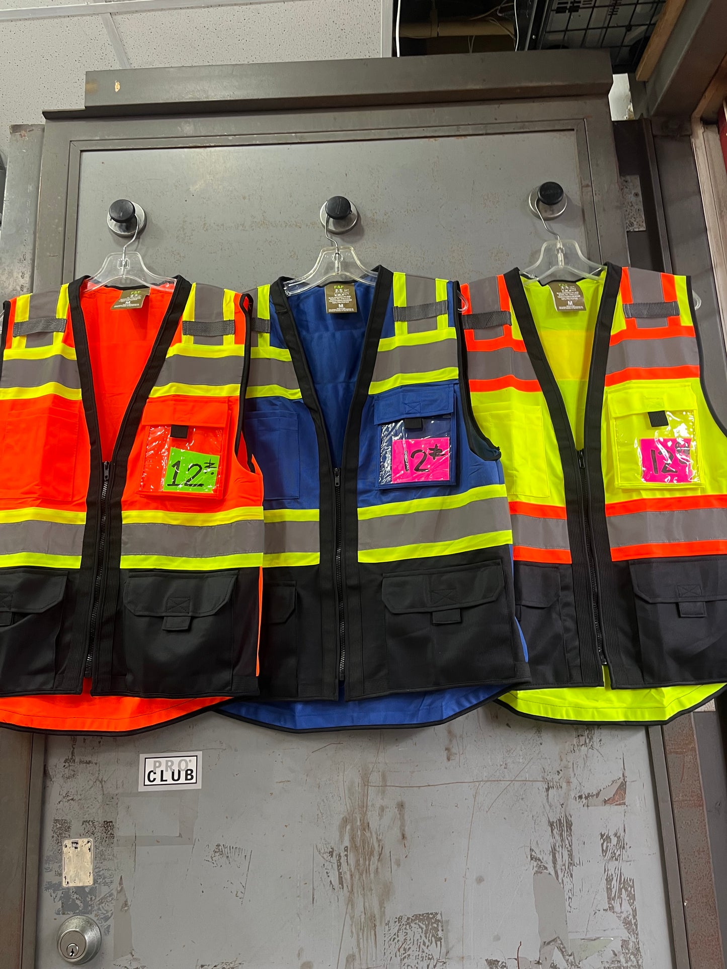 Work Vests with Black