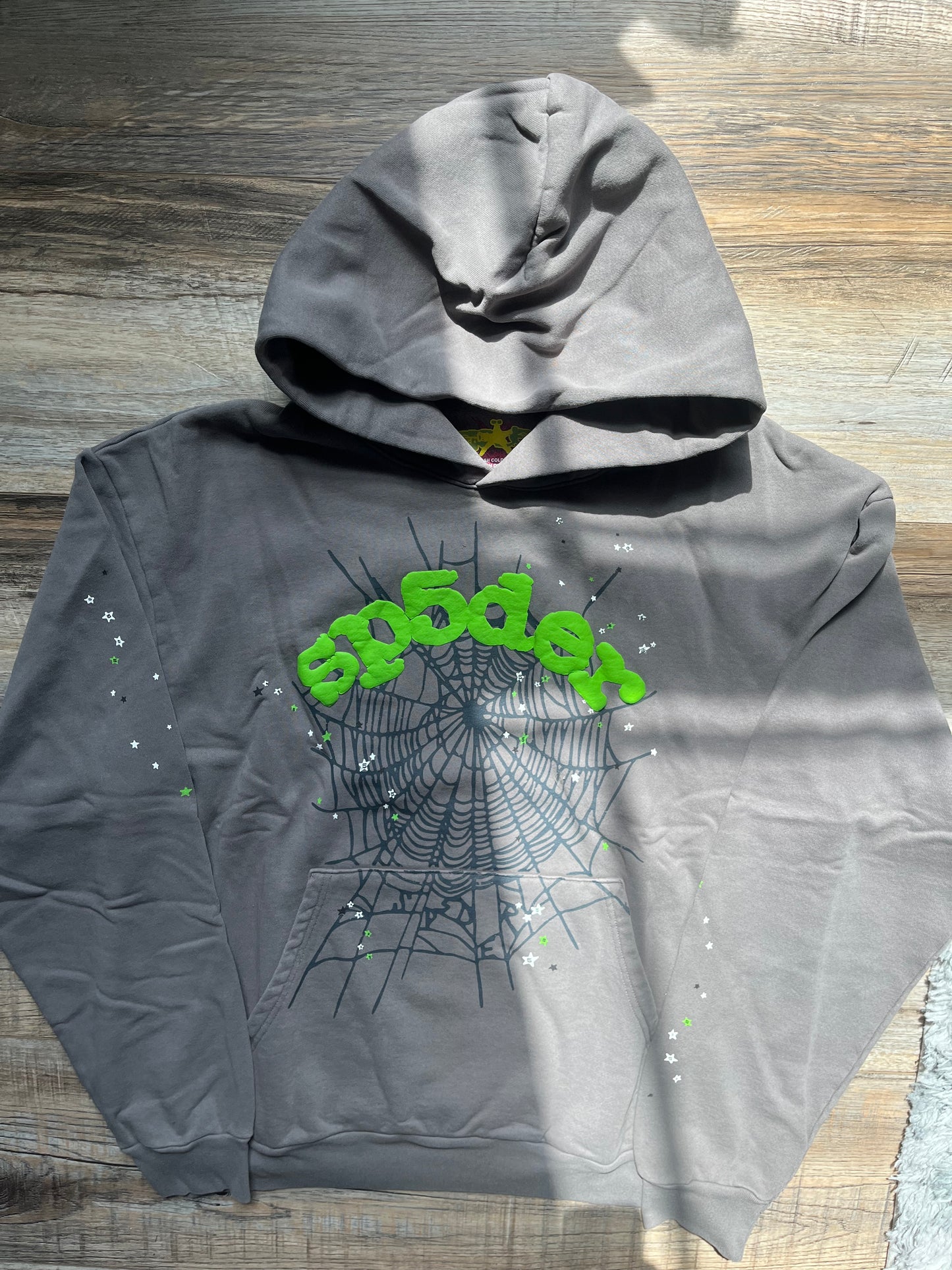 Slate Gray Sp5der Hoodie