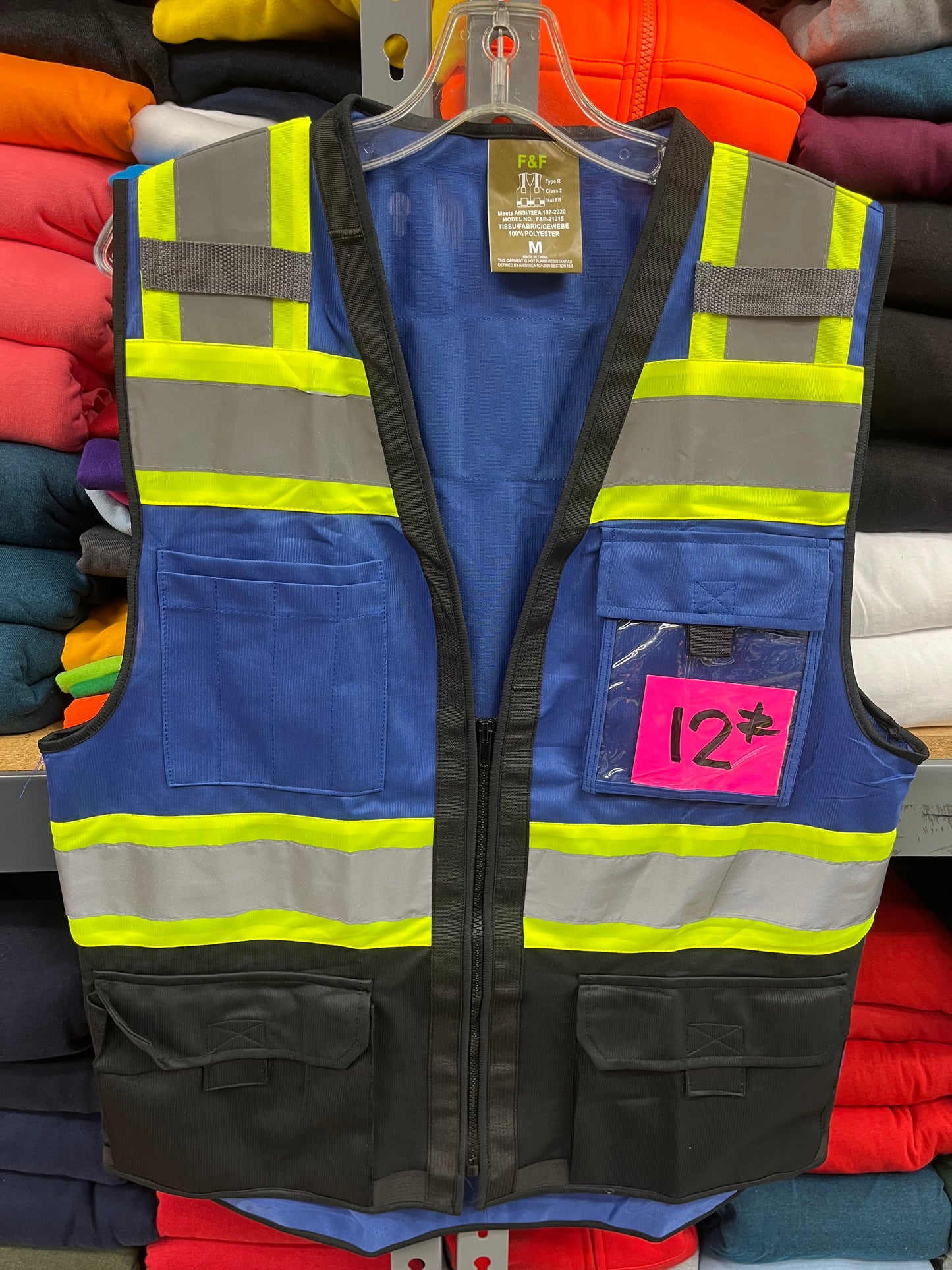 Work Vests with Black