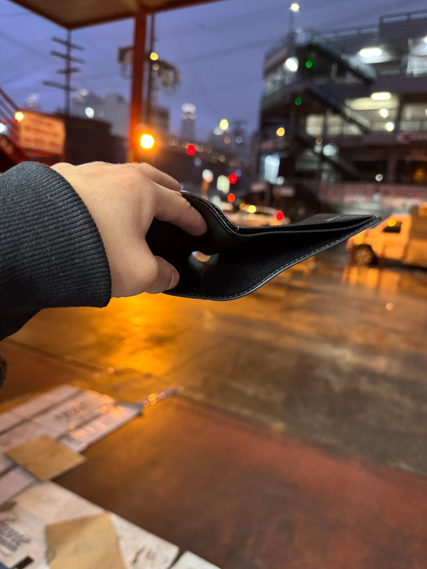 LV Black Wallet