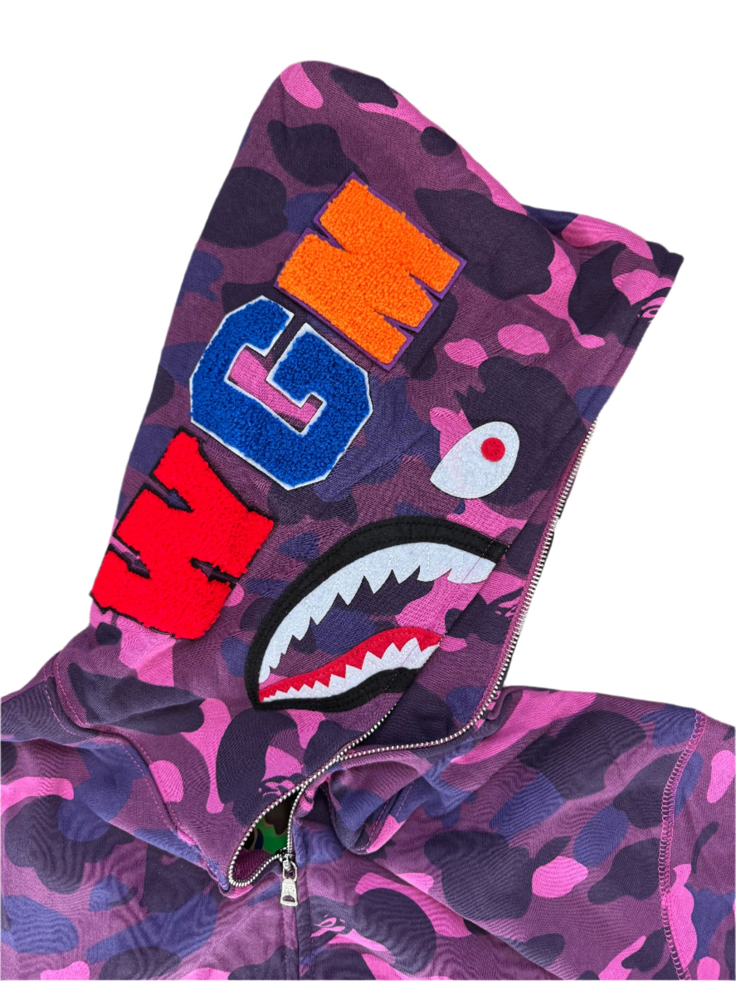 BAPE Color Camo Shark Full Zip Hoodie